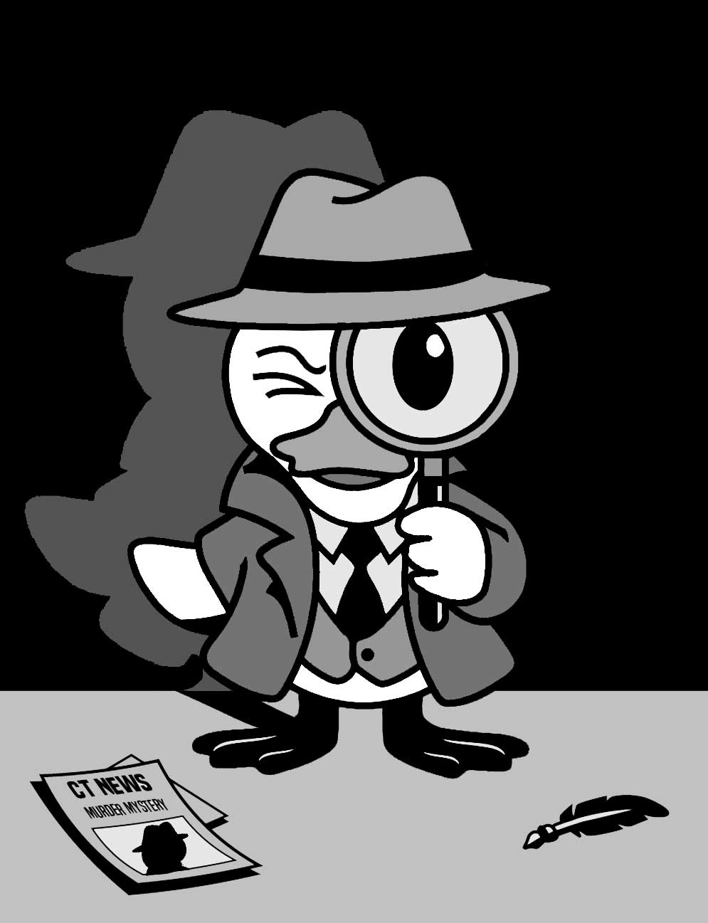 A detective who is a goose